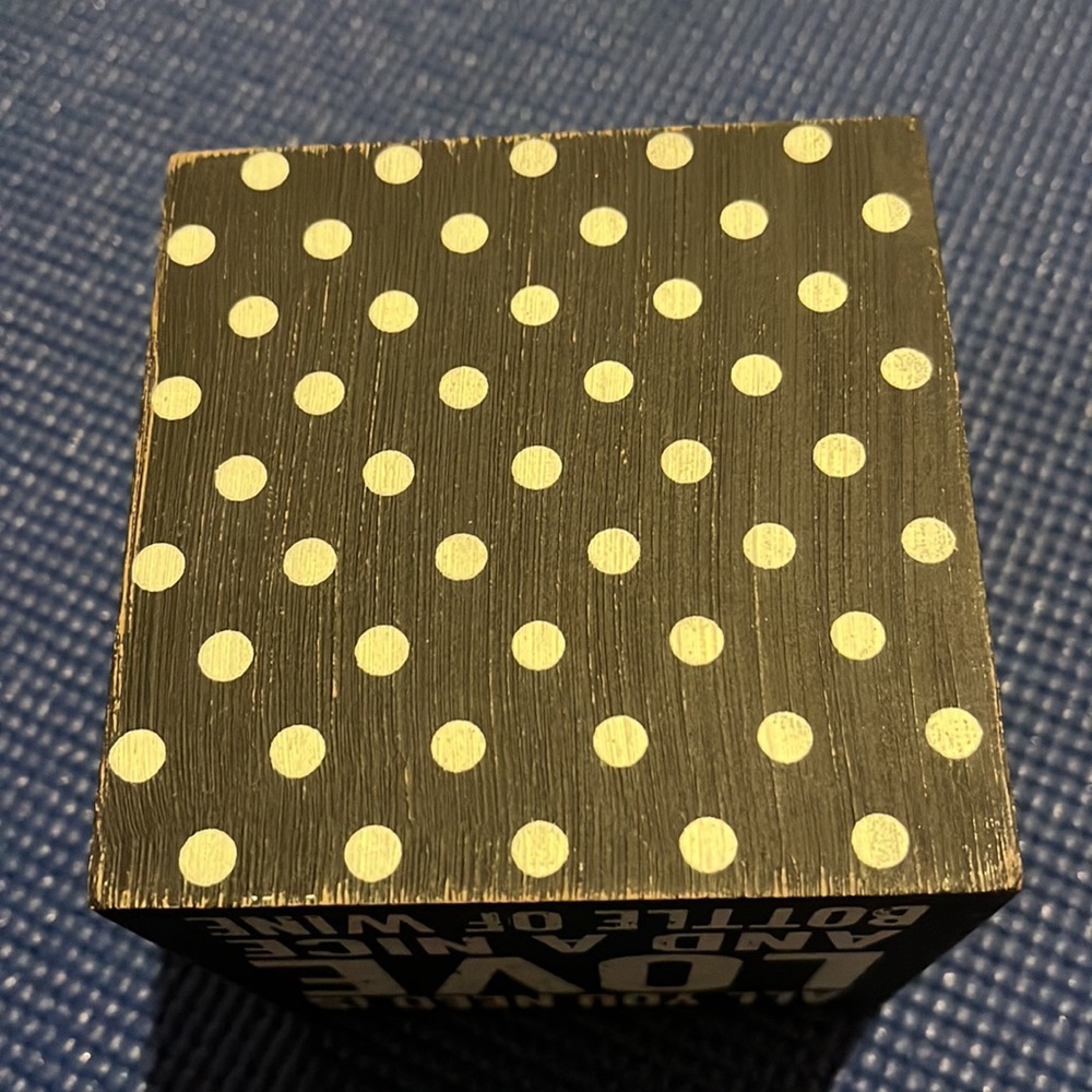 Wine Cube, wooden, decorative, gift - Picture 6 of 7